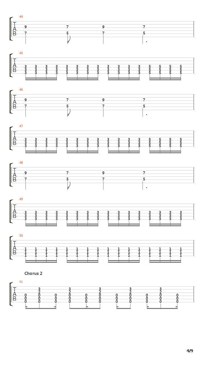 Vodevil吉他谱