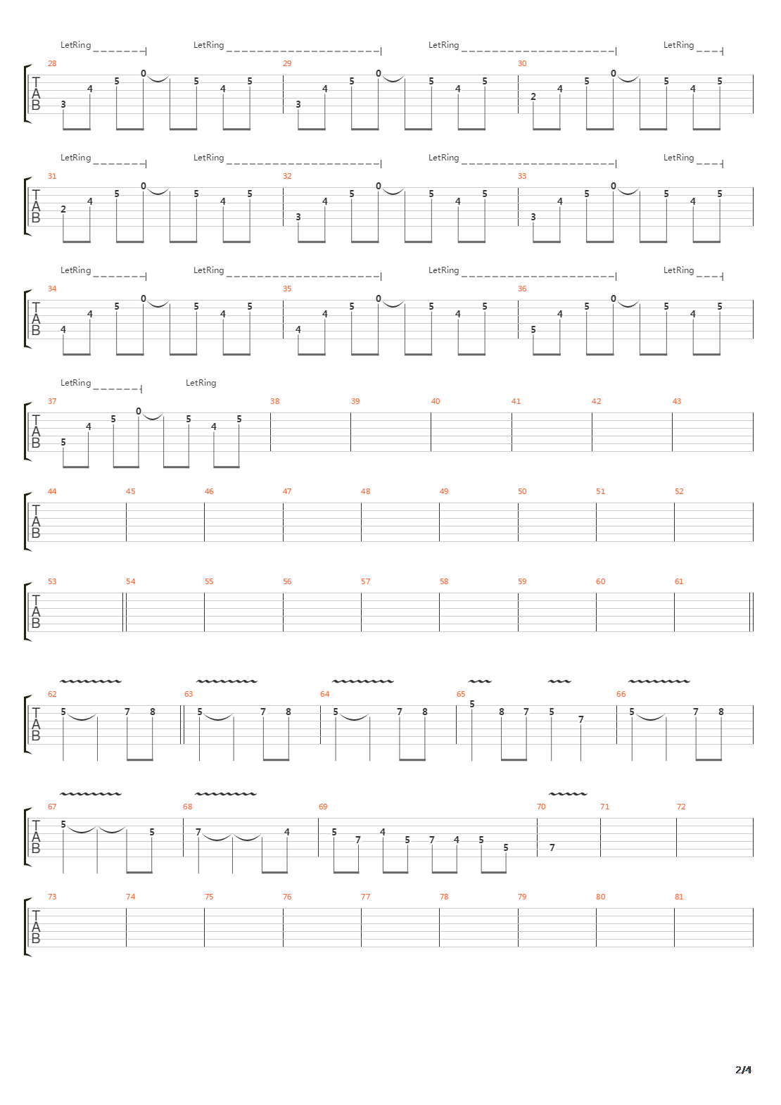 13吉他谱