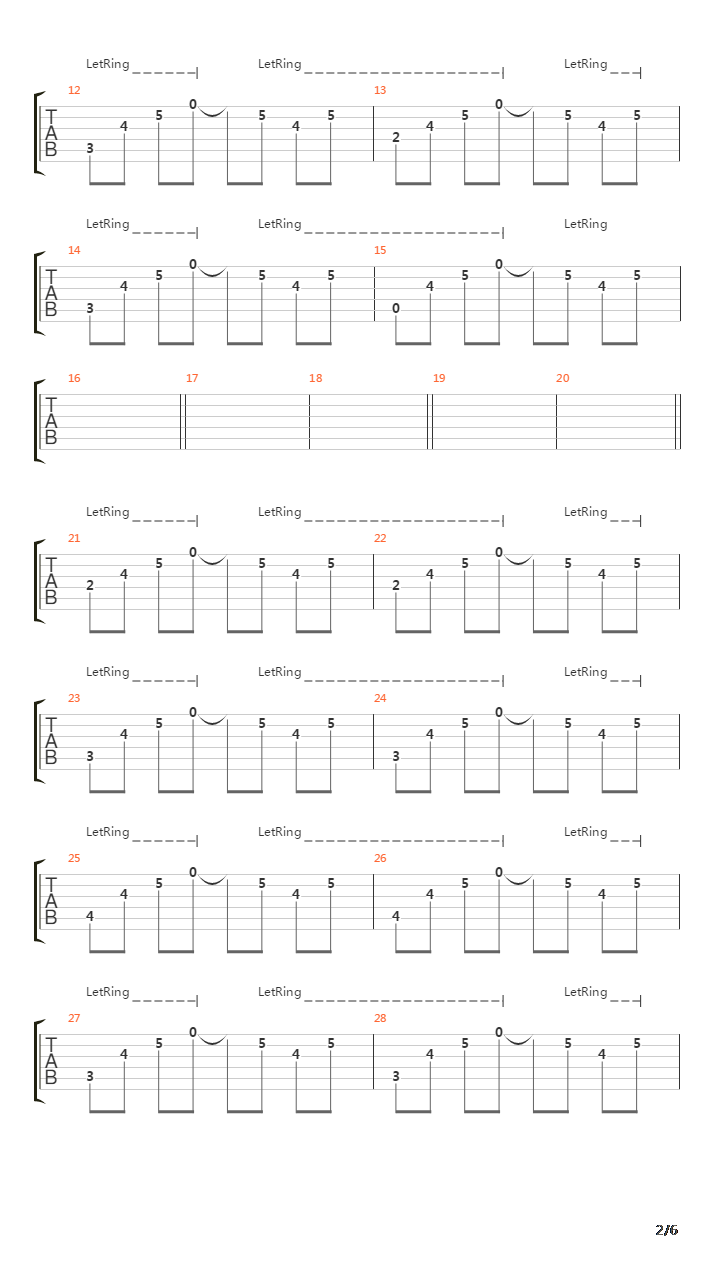 13吉他谱