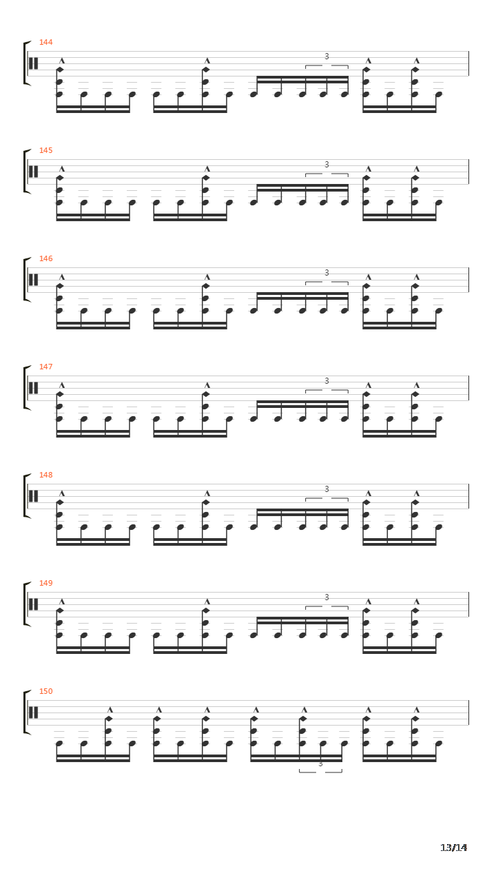 44 Minutes吉他谱