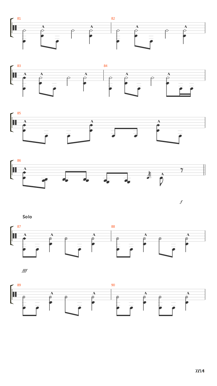 44 Minutes吉他谱