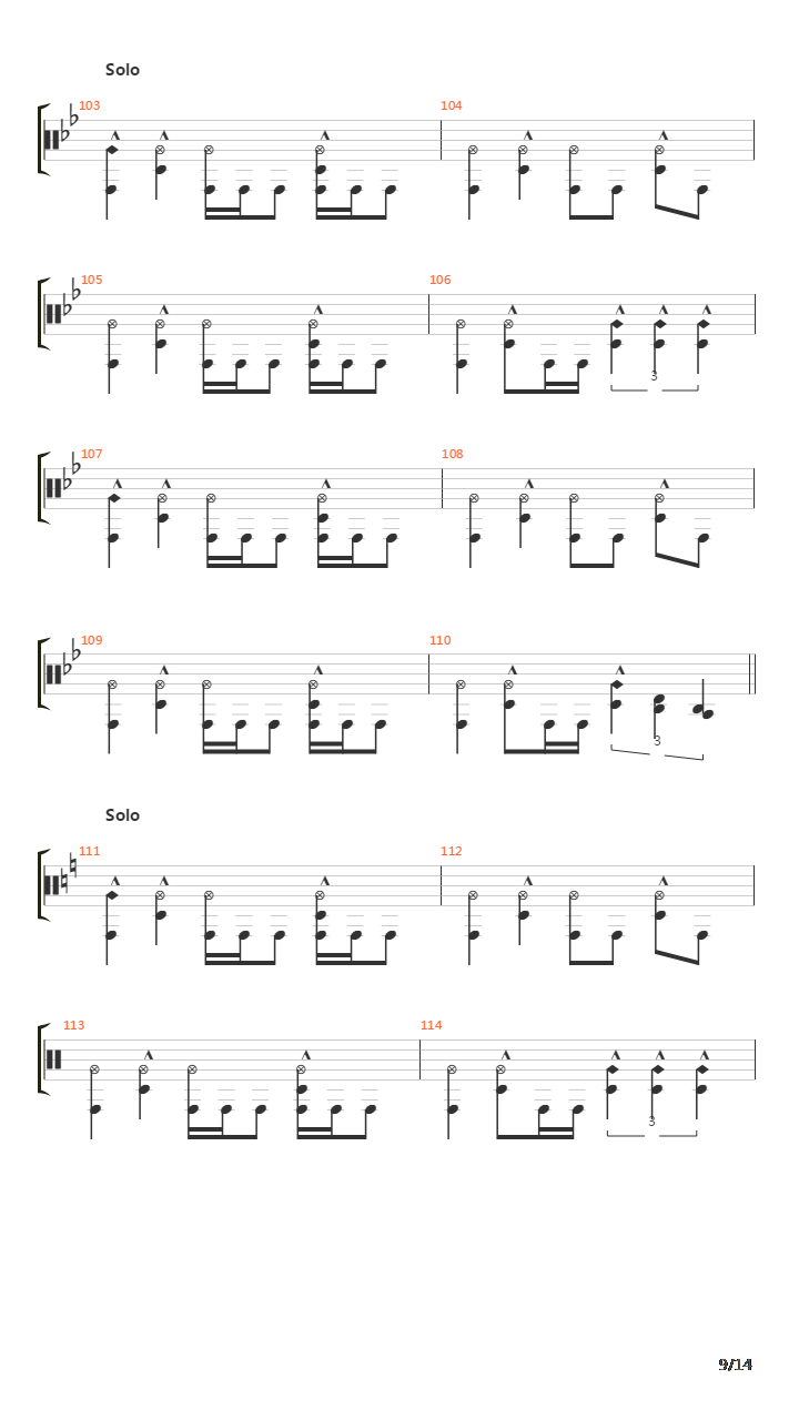 44 Minutes吉他谱