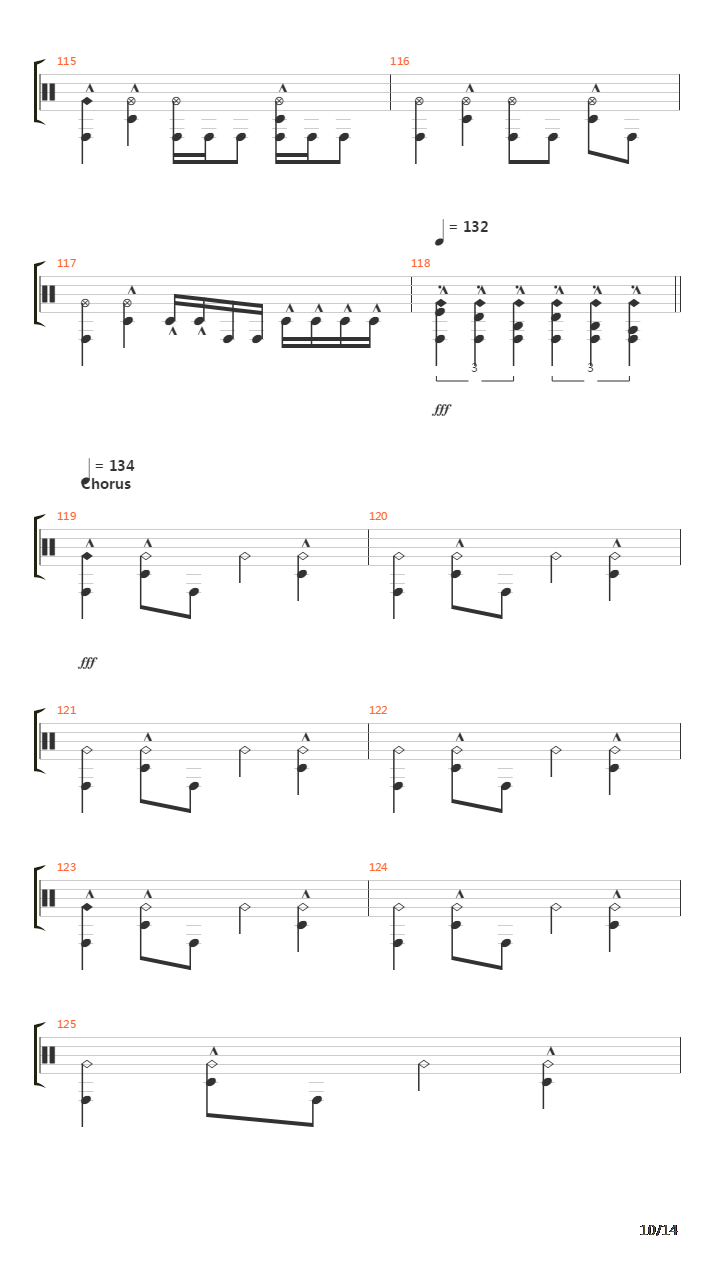 44 Minutes吉他谱