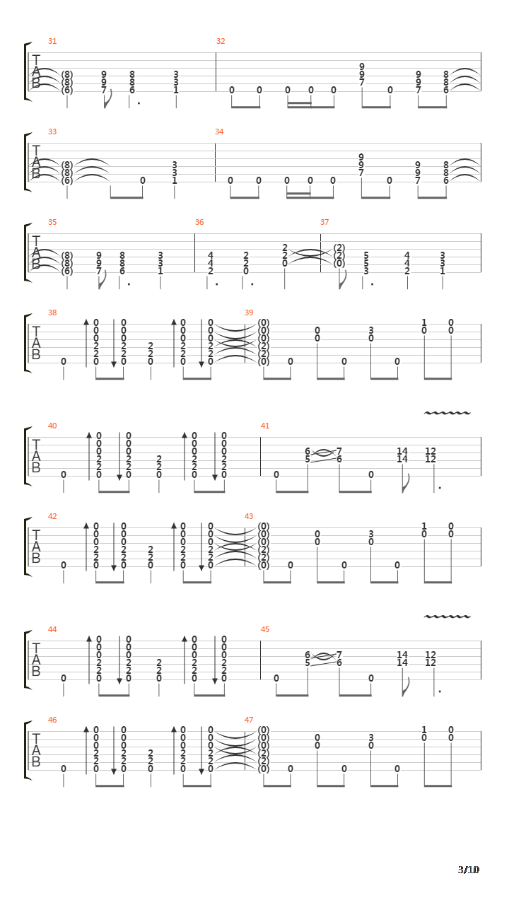 99 Ways To Die吉他谱