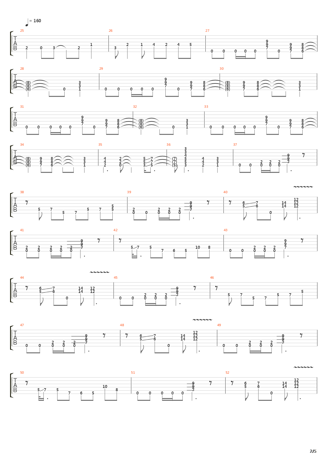 99 Ways To Die吉他谱