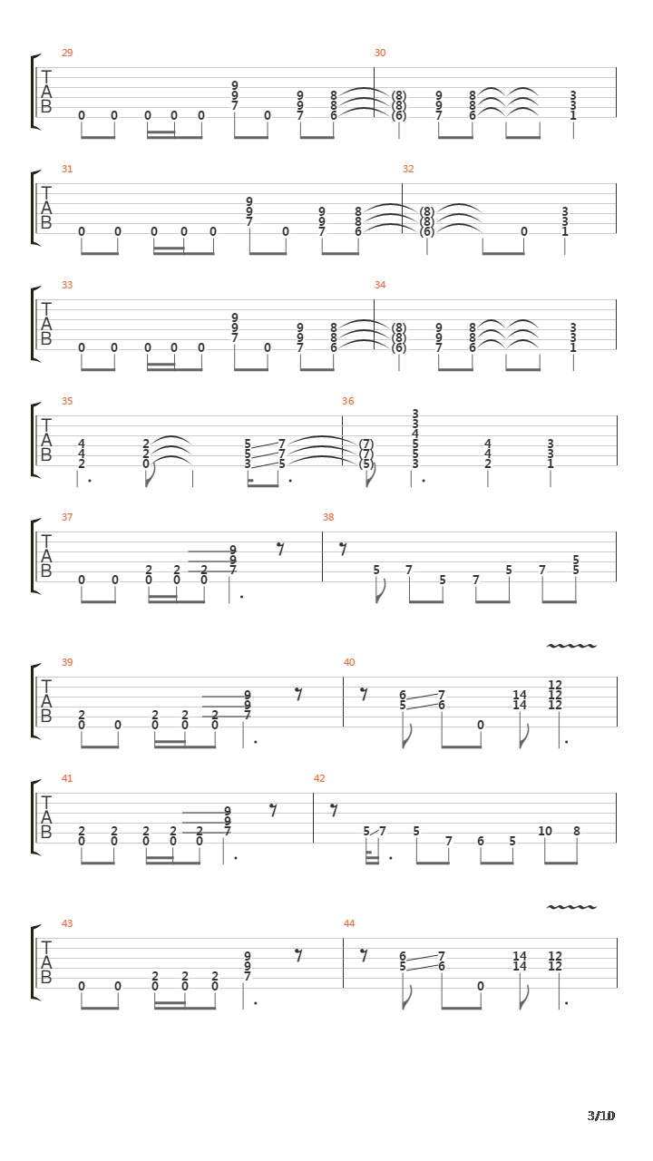 99 Ways To Die吉他谱