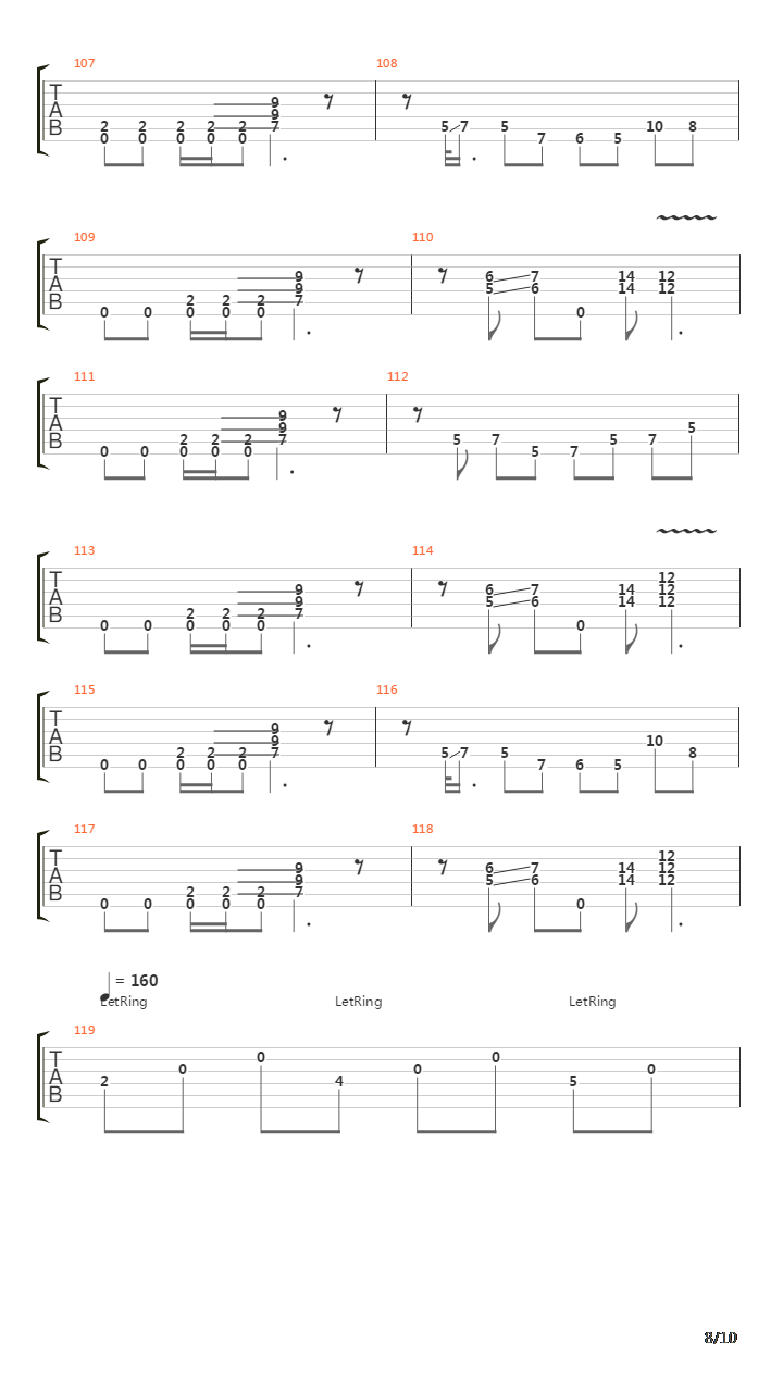 99 Ways To Die吉他谱