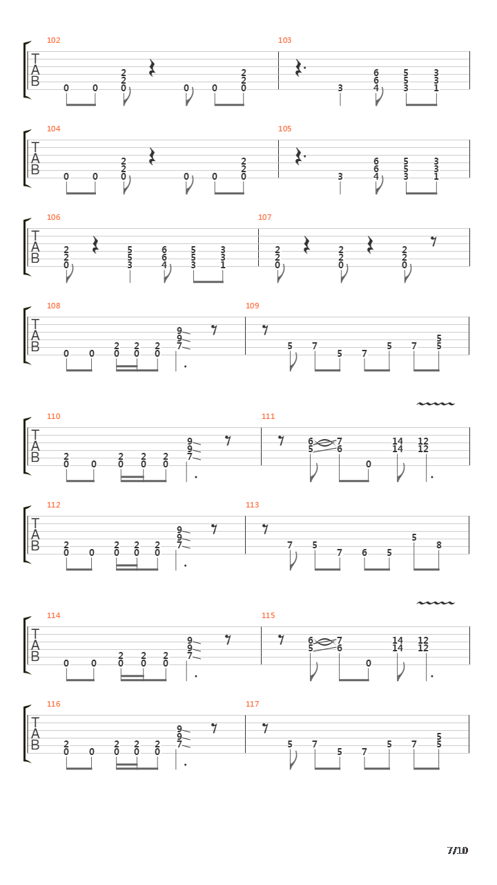 99 Ways To Die吉他谱