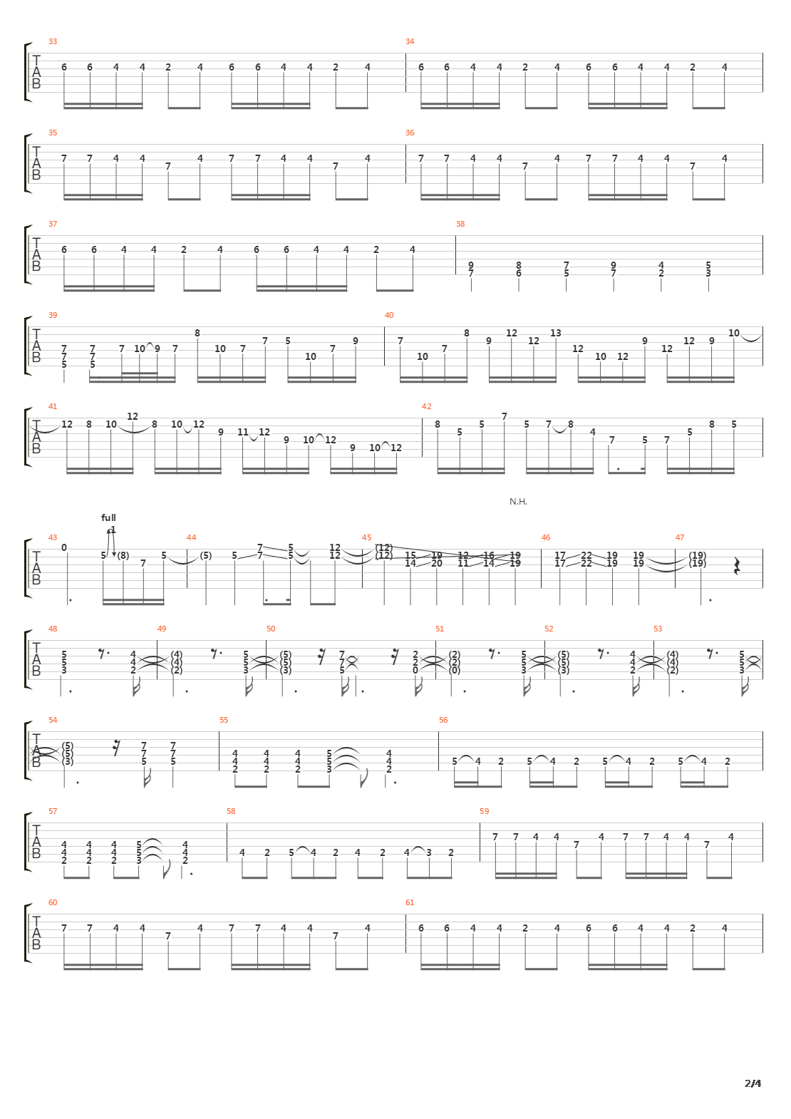 502吉他谱