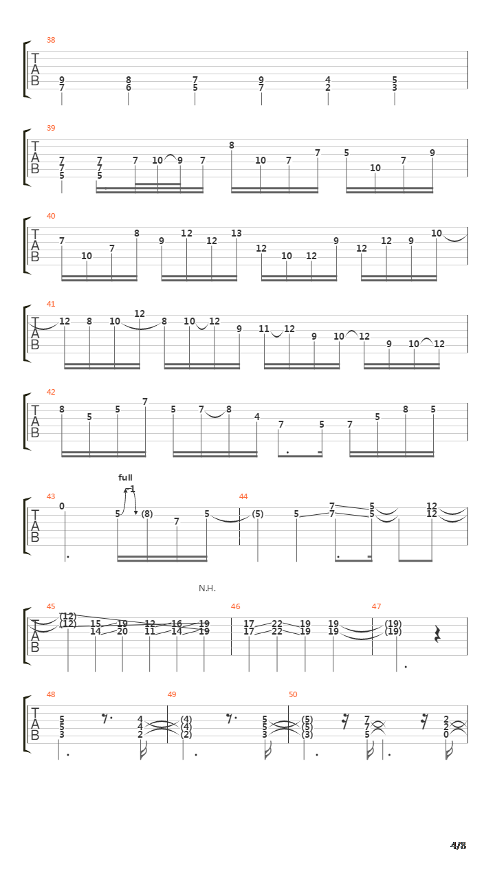 502吉他谱