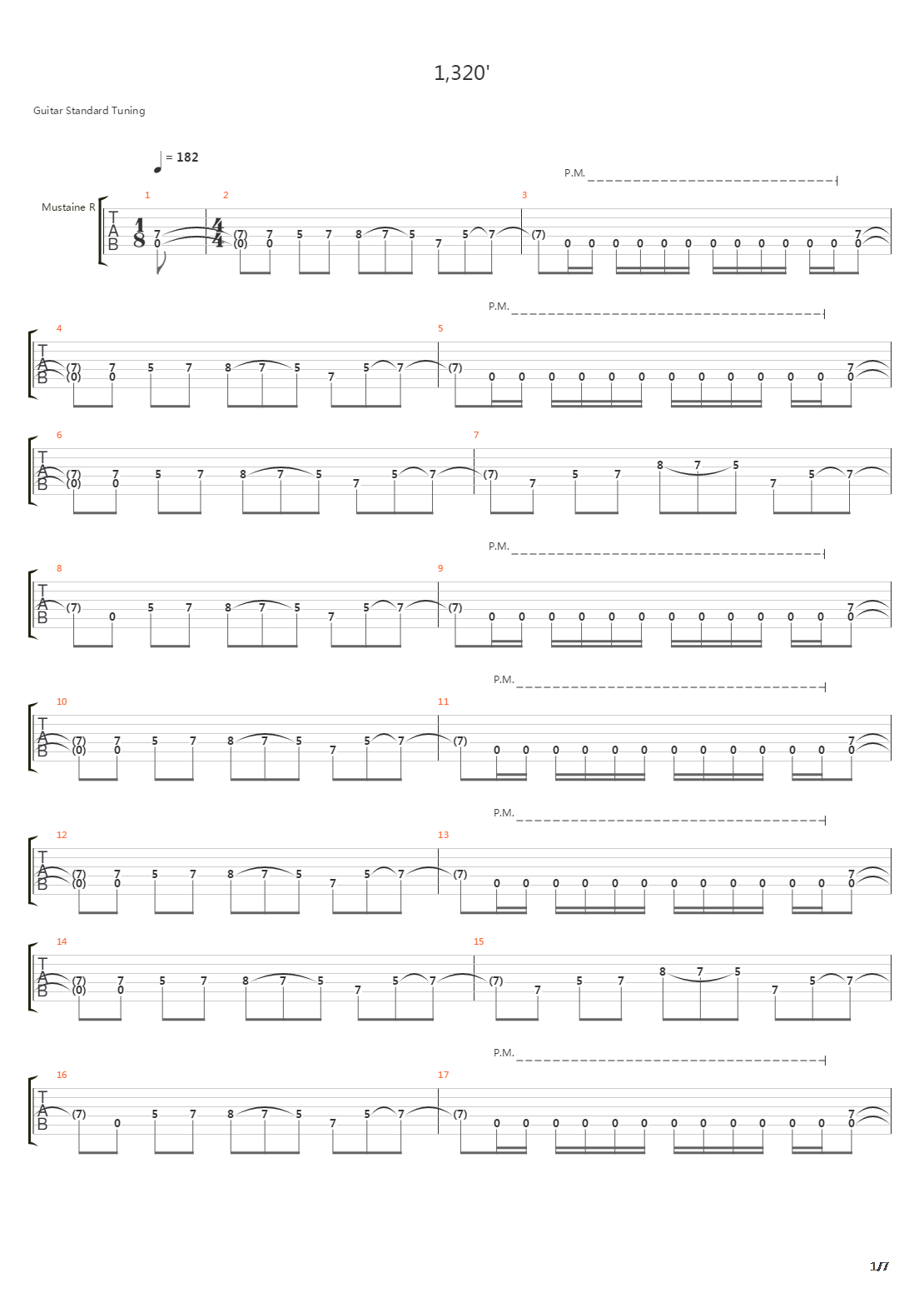 1320吉他谱