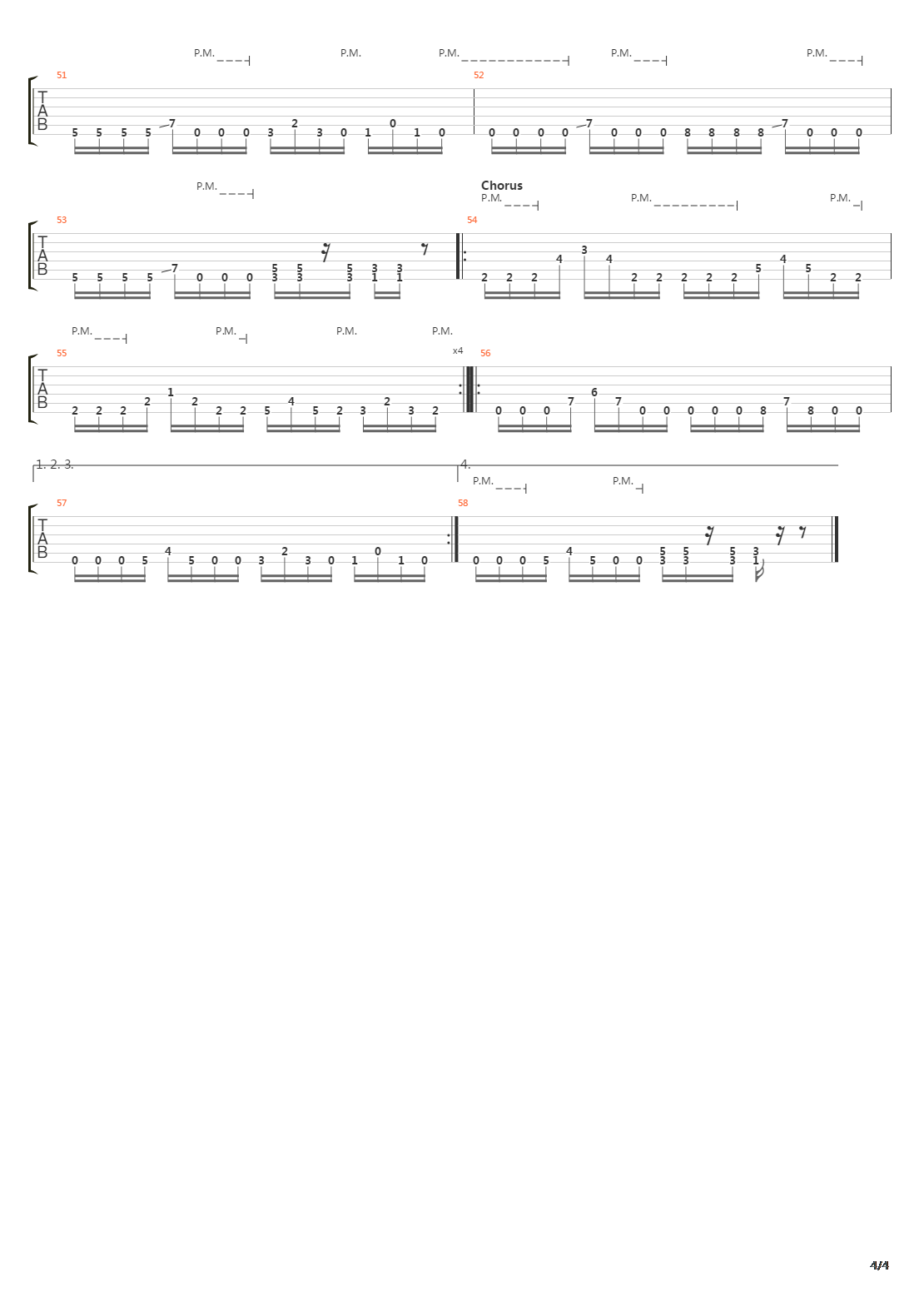 Beginning Of Sorrow吉他谱