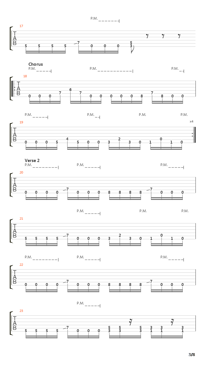 Beginning Of Sorrow吉他谱