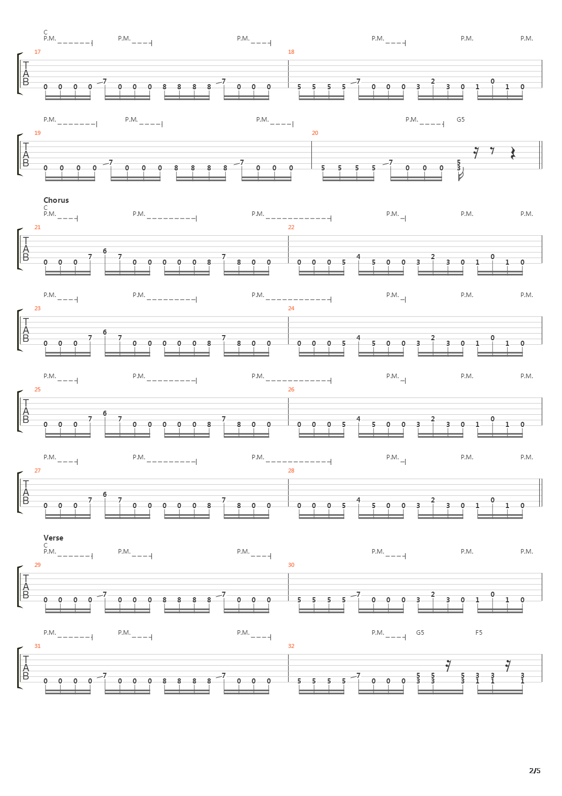 Beginning Of Sorrow吉他谱