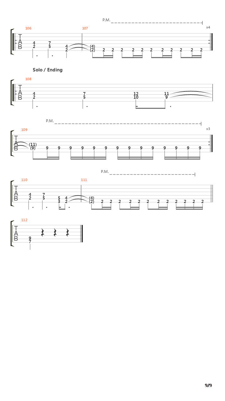 Black Swan吉他谱