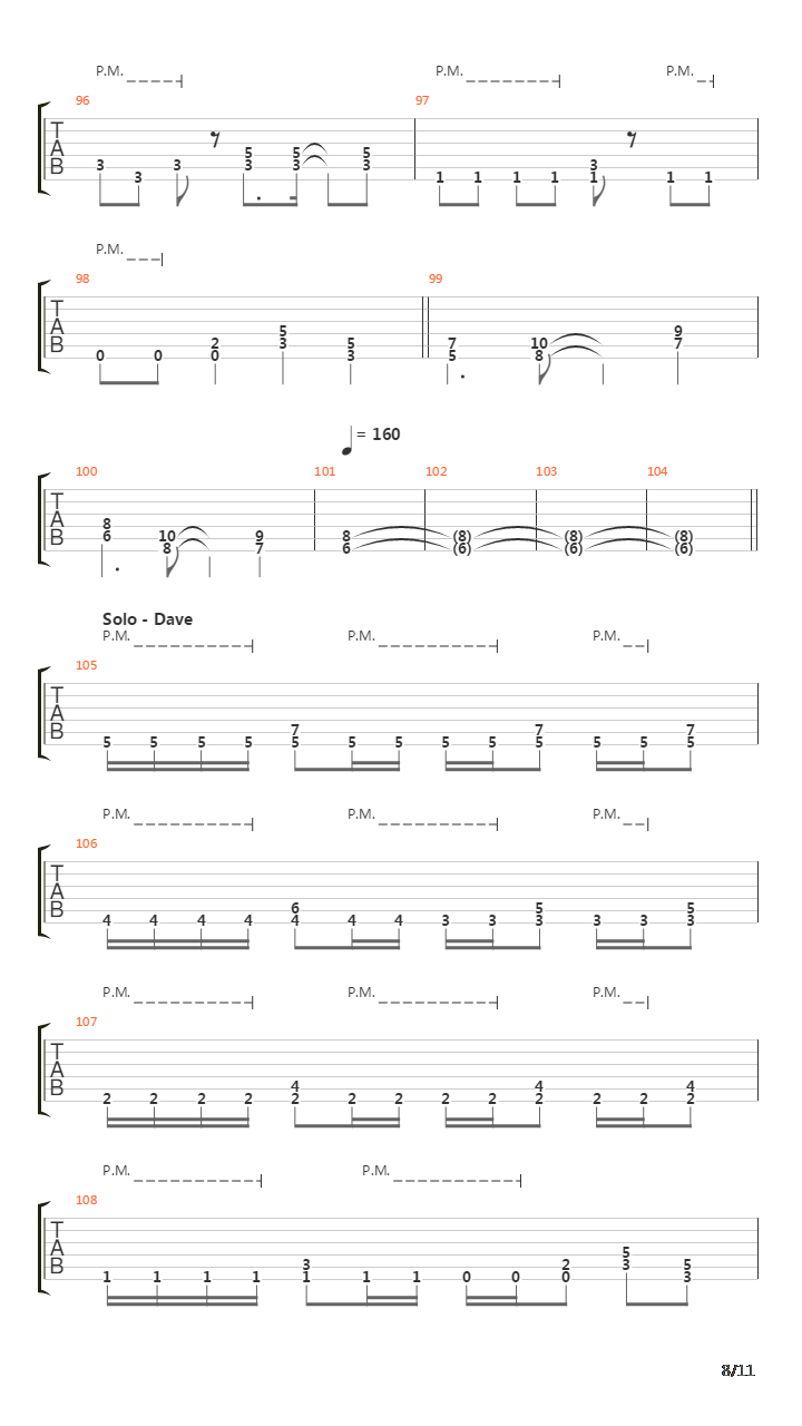 Bodies吉他谱