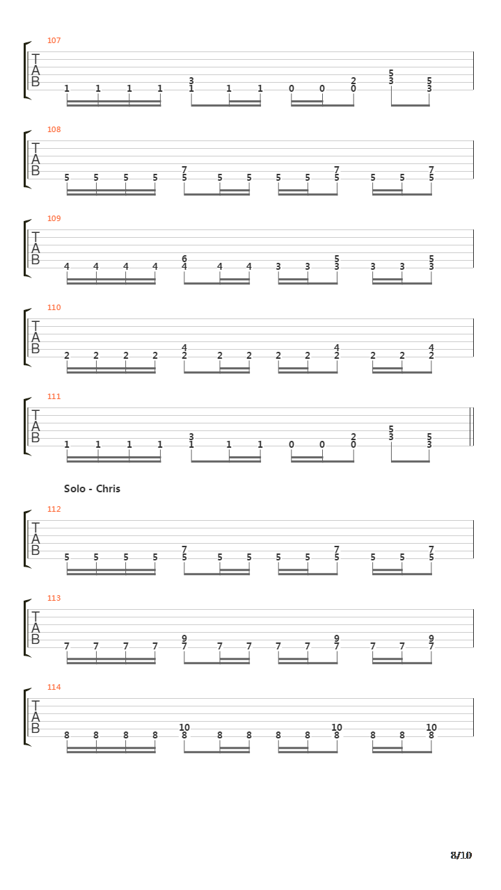 Bodies吉他谱