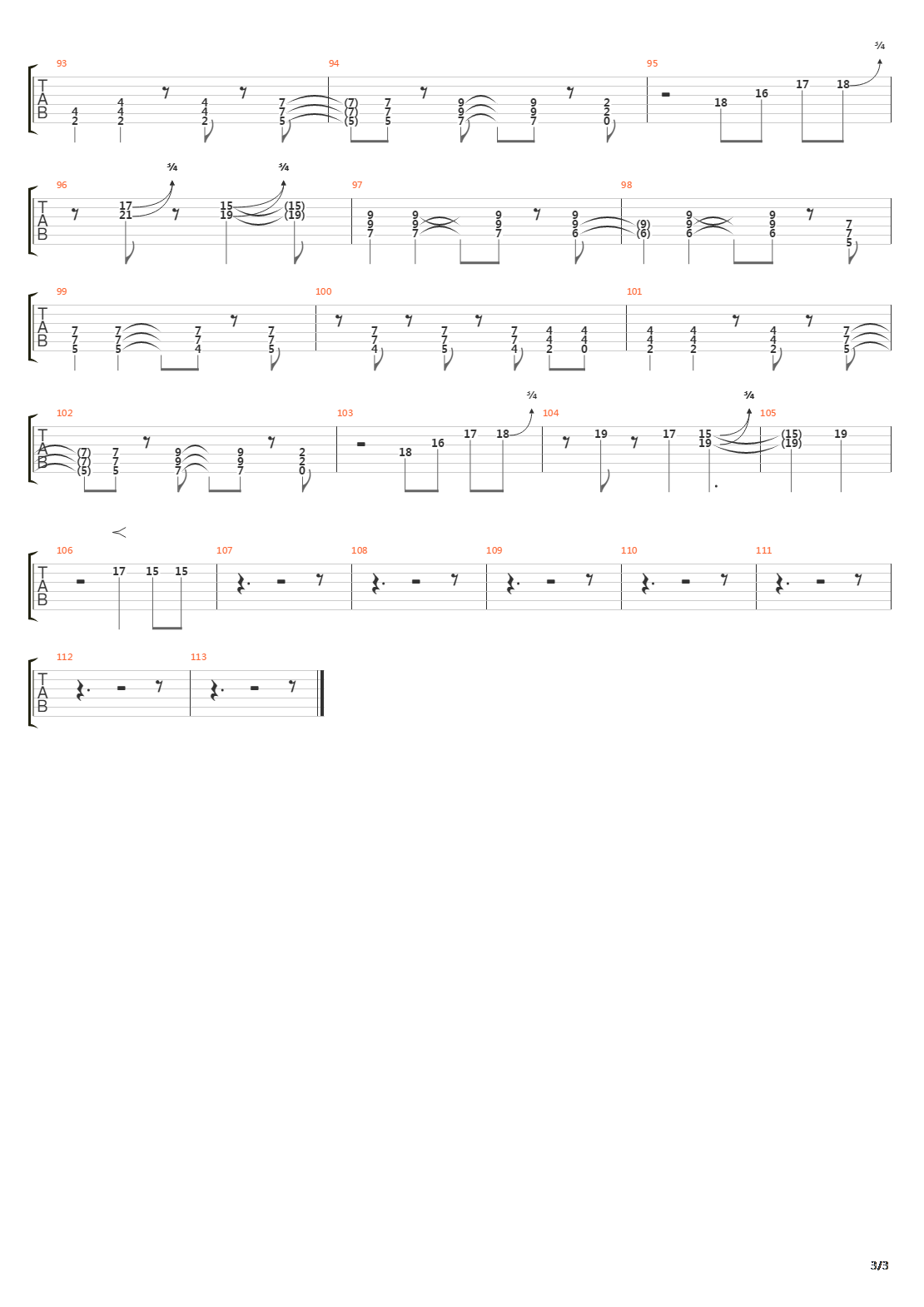 Breadline吉他谱