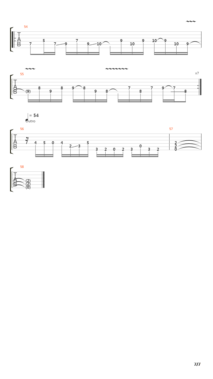 Burning Bridges吉他谱