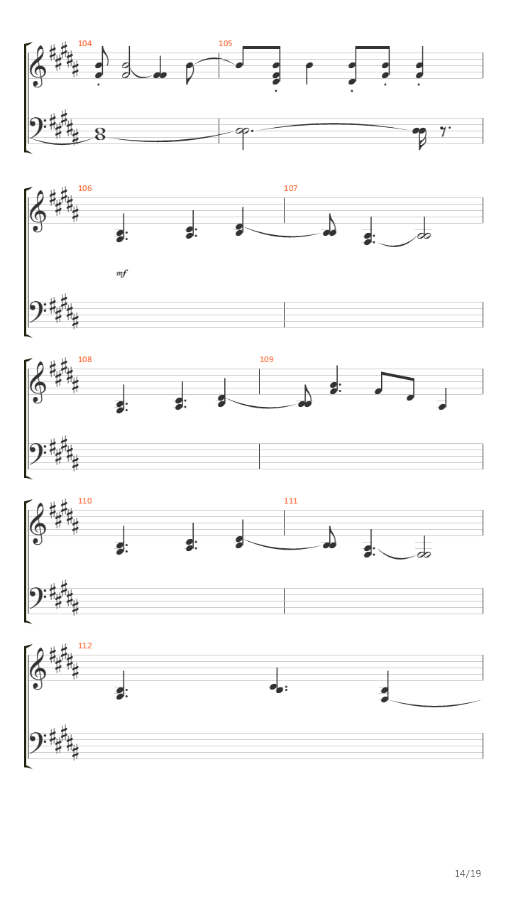 Anata Wo Omoeba Afureru Namida吉他谱