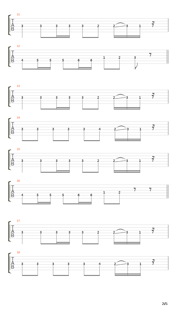 Gentleman吉他谱