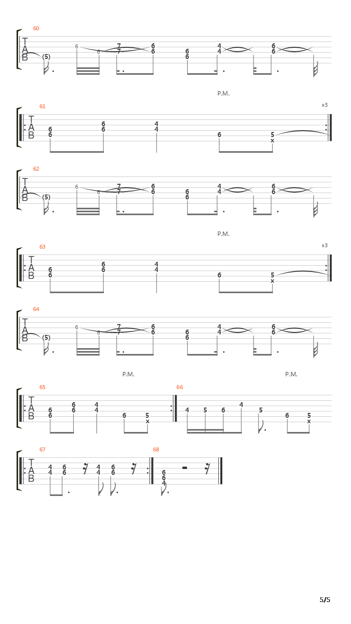 Crown Of Worms吉他谱