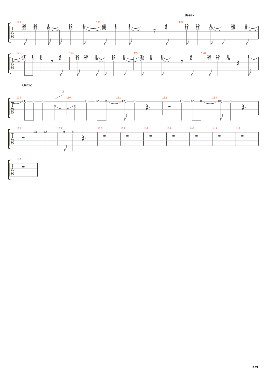 Ecstasy吉他谱