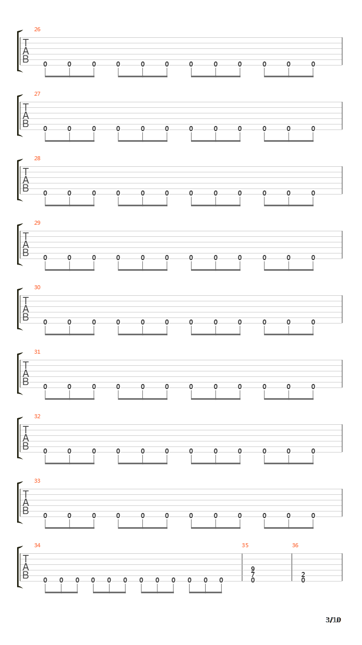 Into The Lungs Of Hell吉他谱