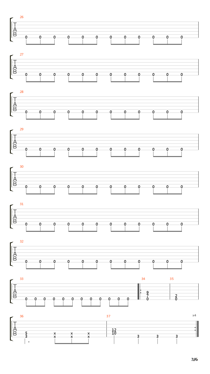 Into The Lungs Of Hell吉他谱