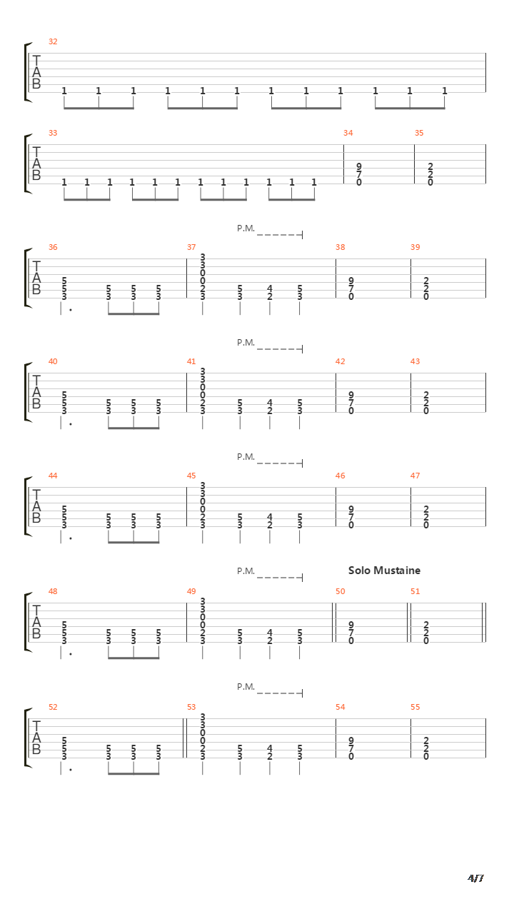 Into The Lungs Of Hell吉他谱