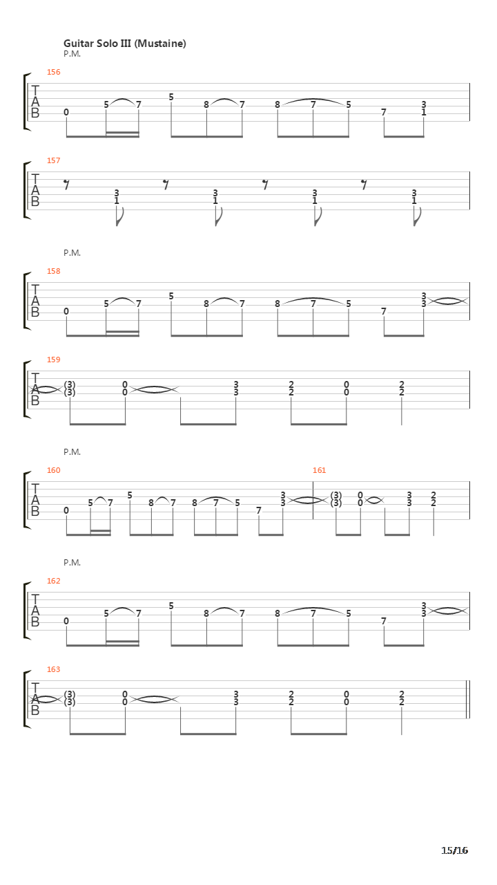 Liar吉他谱