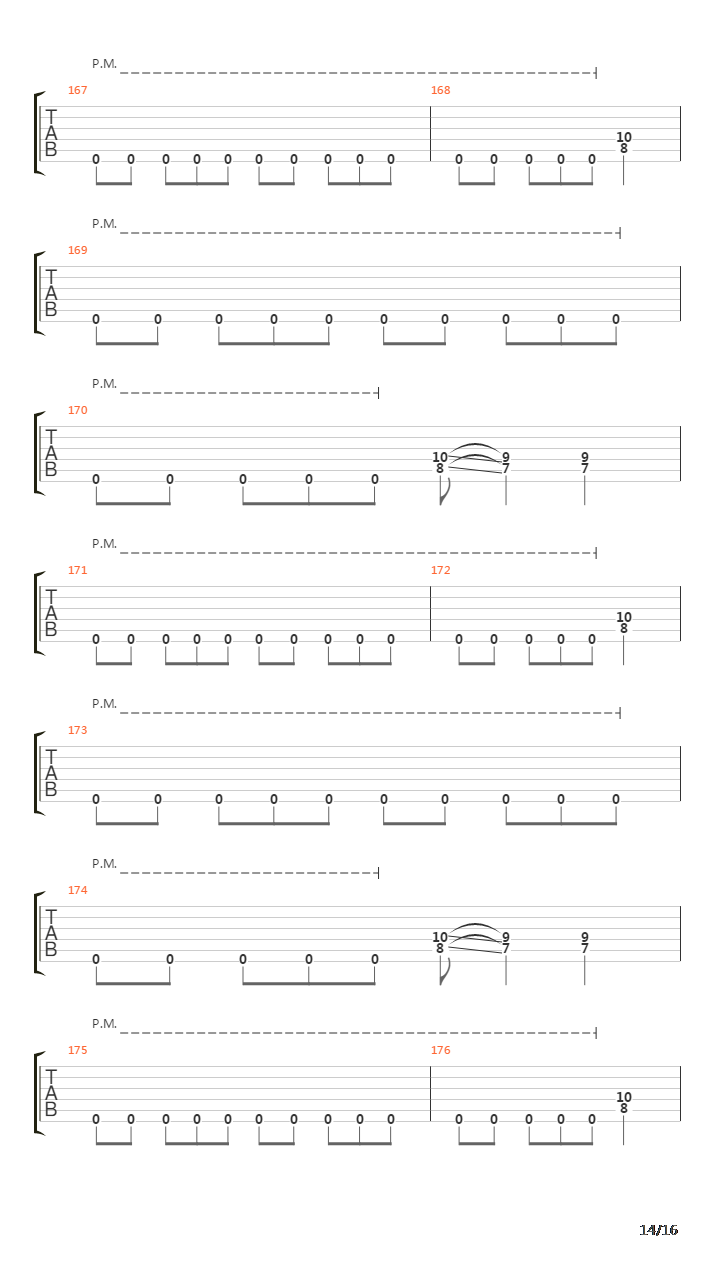 Mechanix吉他谱