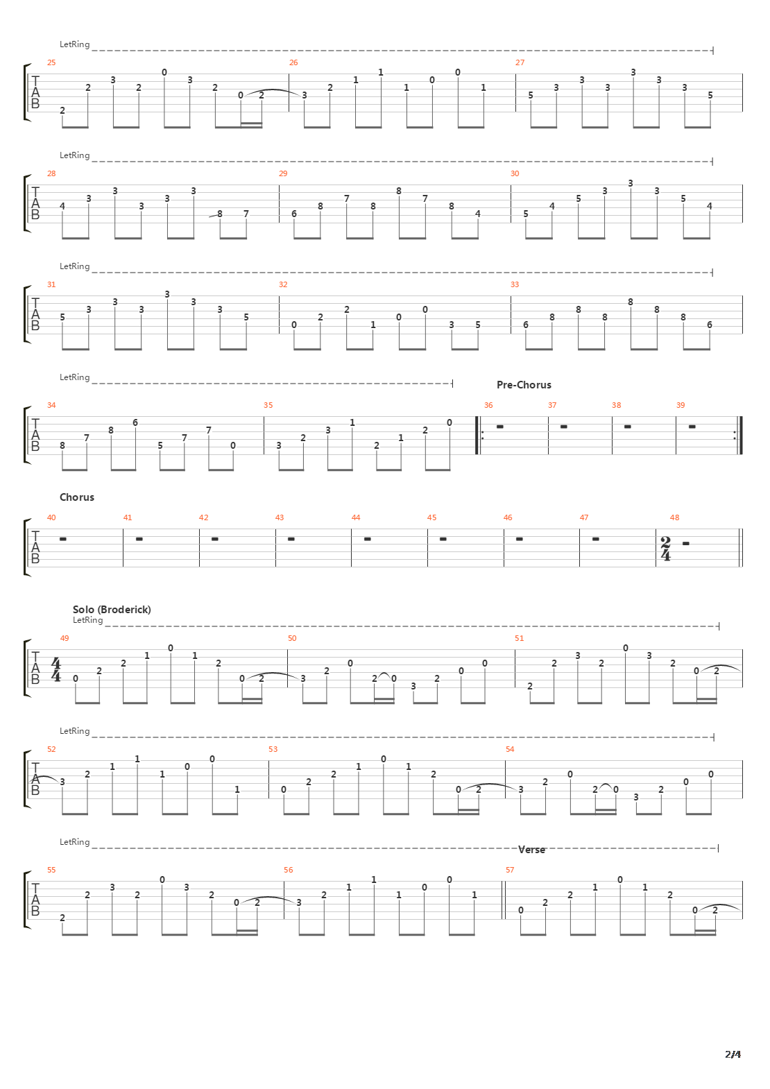 Millennium Of The Blind吉他谱