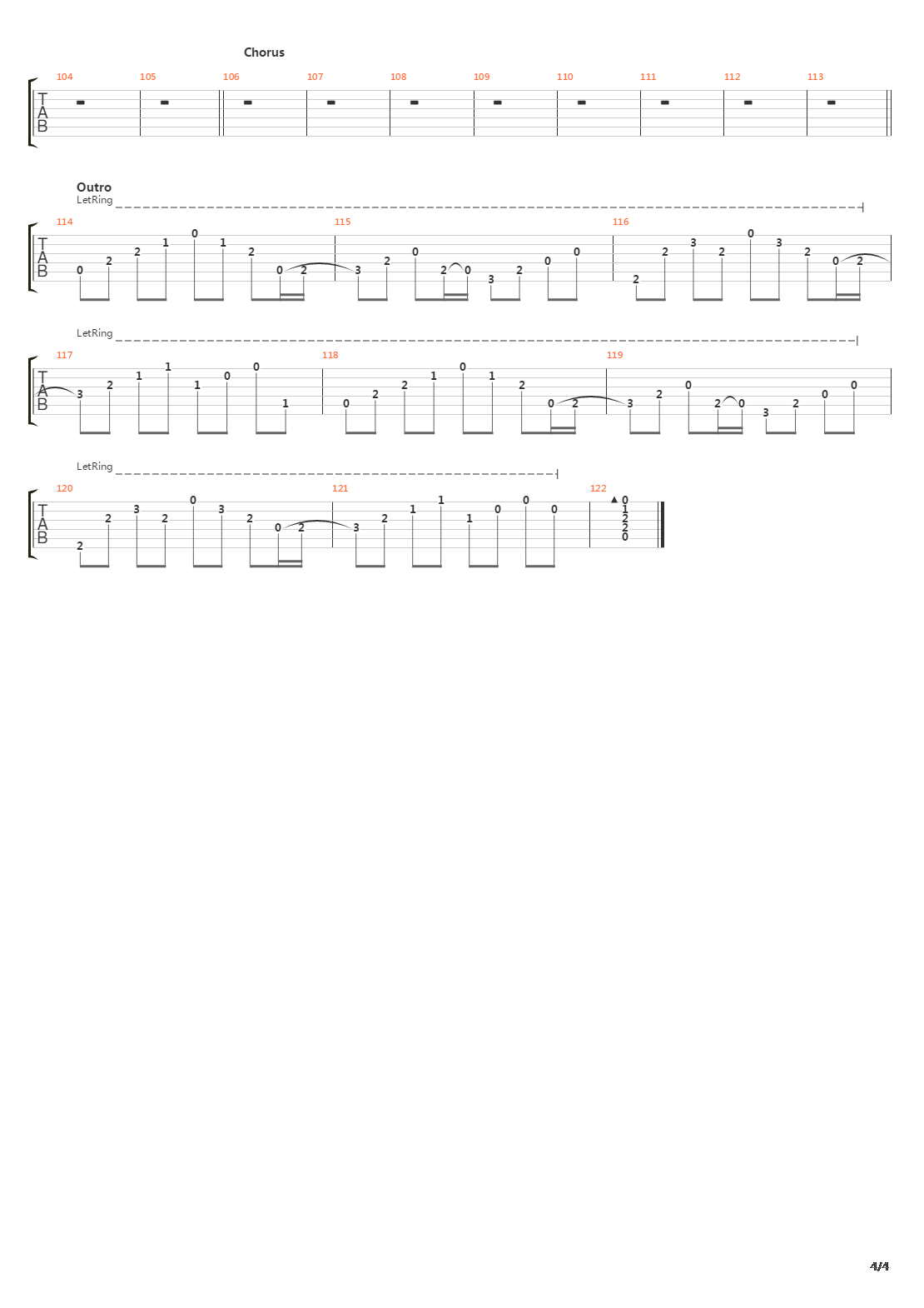 Millennium Of The Blind吉他谱