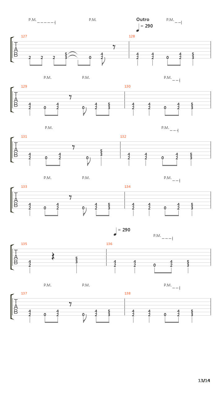 Rust In Peace Polaris吉他谱