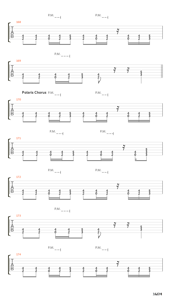 Rust In Peace吉他谱