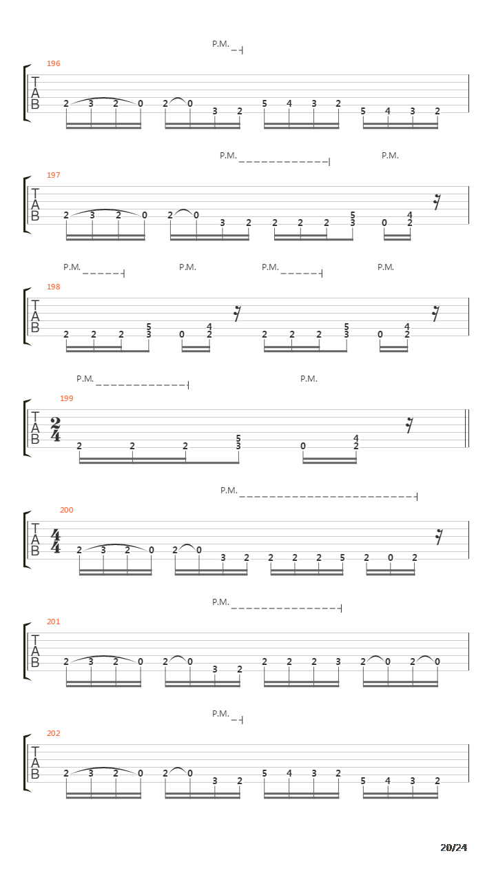 Rust In Peace吉他谱