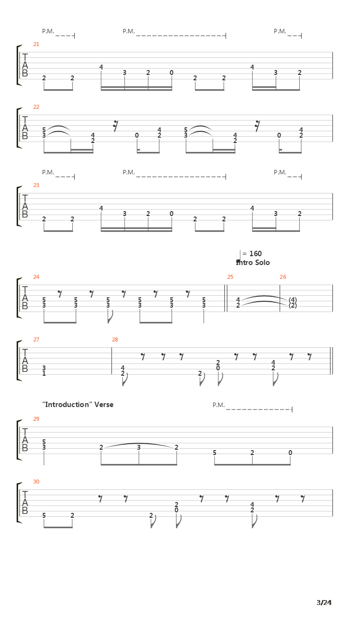 Rust In Peace吉他谱