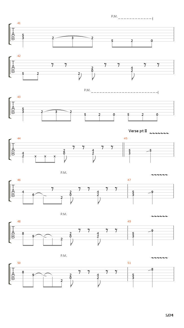 Rust In Peace吉他谱