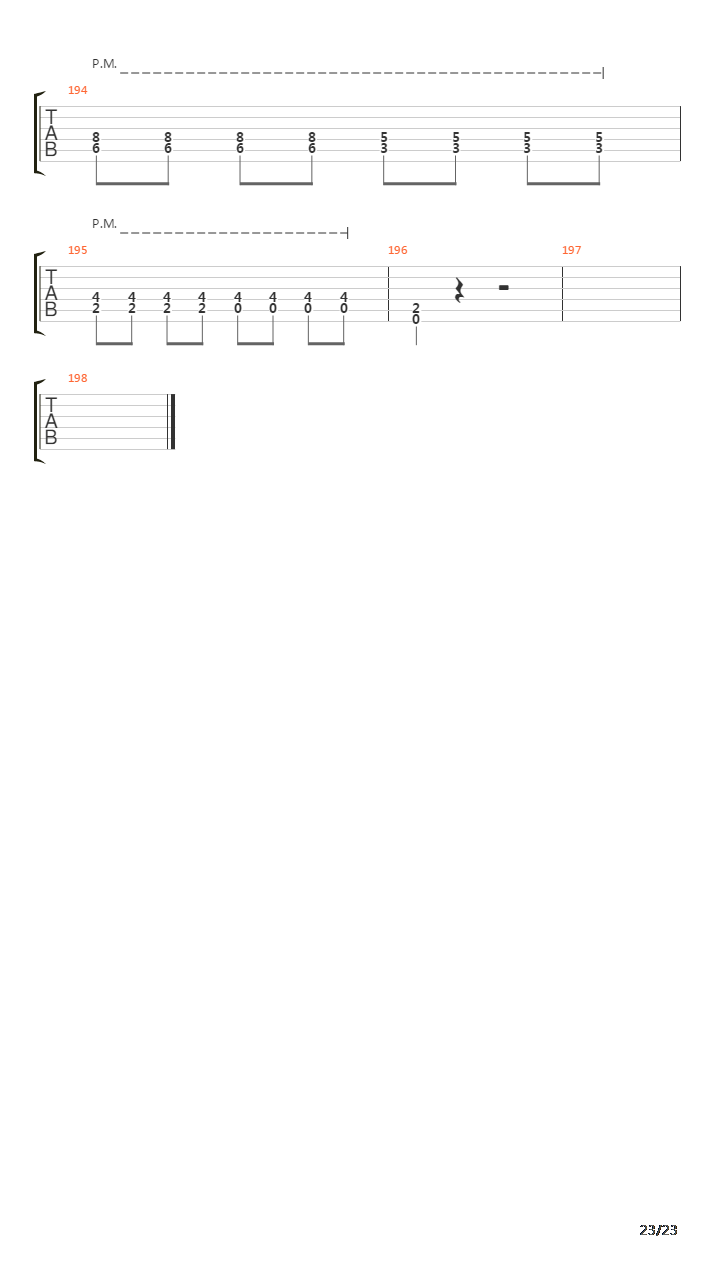 Sudden Death吉他谱