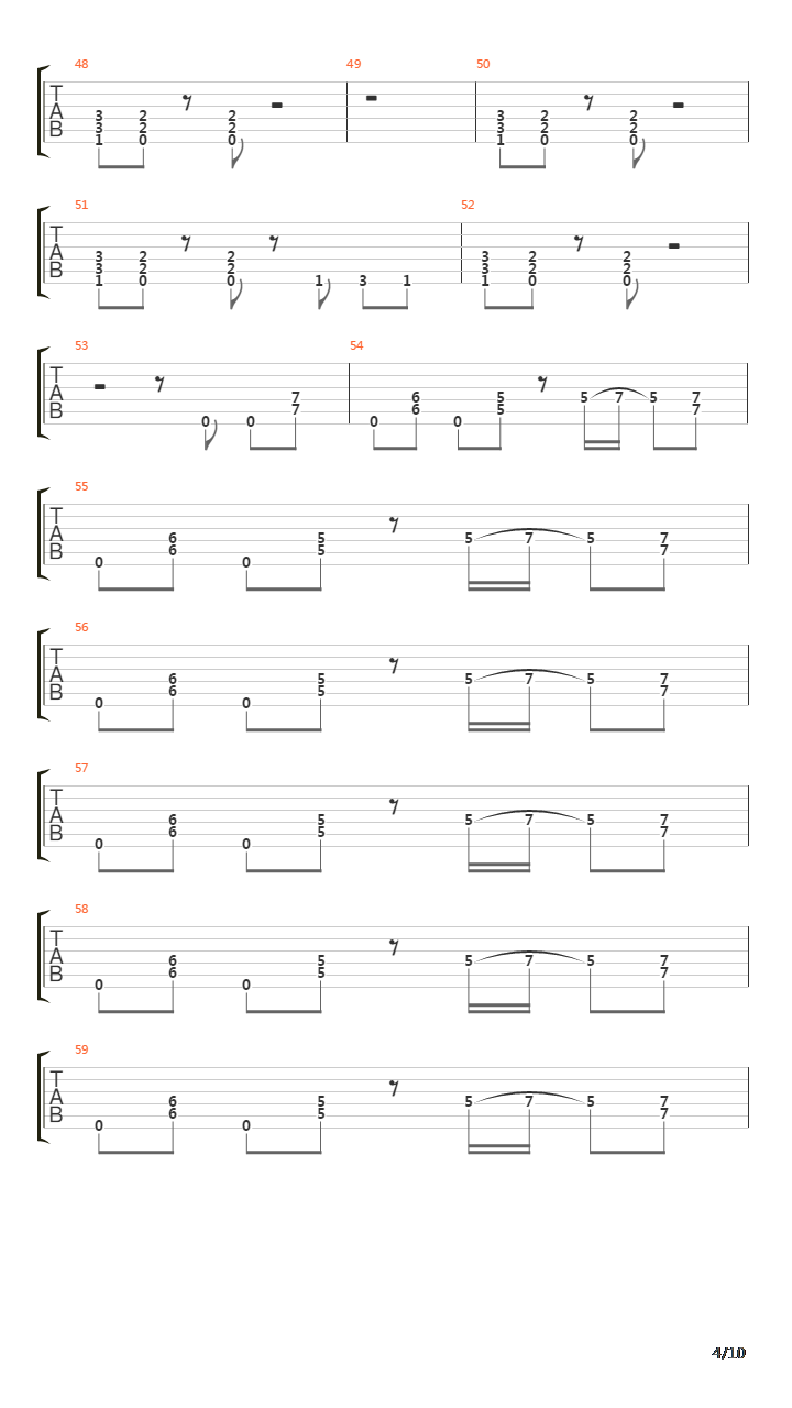 Symphony Of Destruction吉他谱