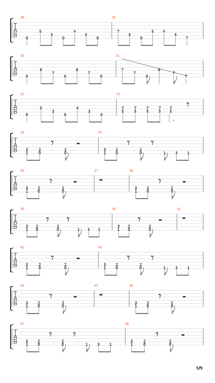 Symphony Of Destruction吉他谱