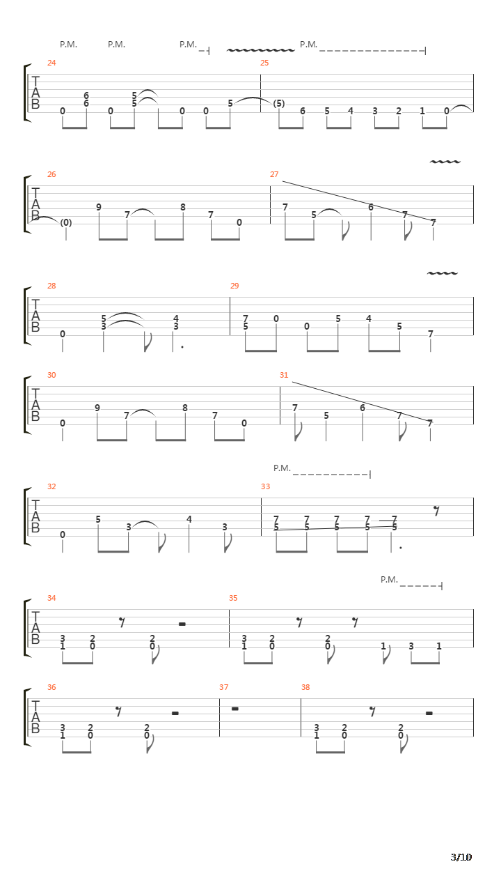 Symphony Of Destruction吉他谱