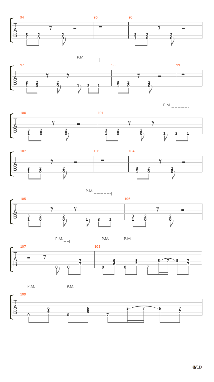 Symphony Of Destruction吉他谱