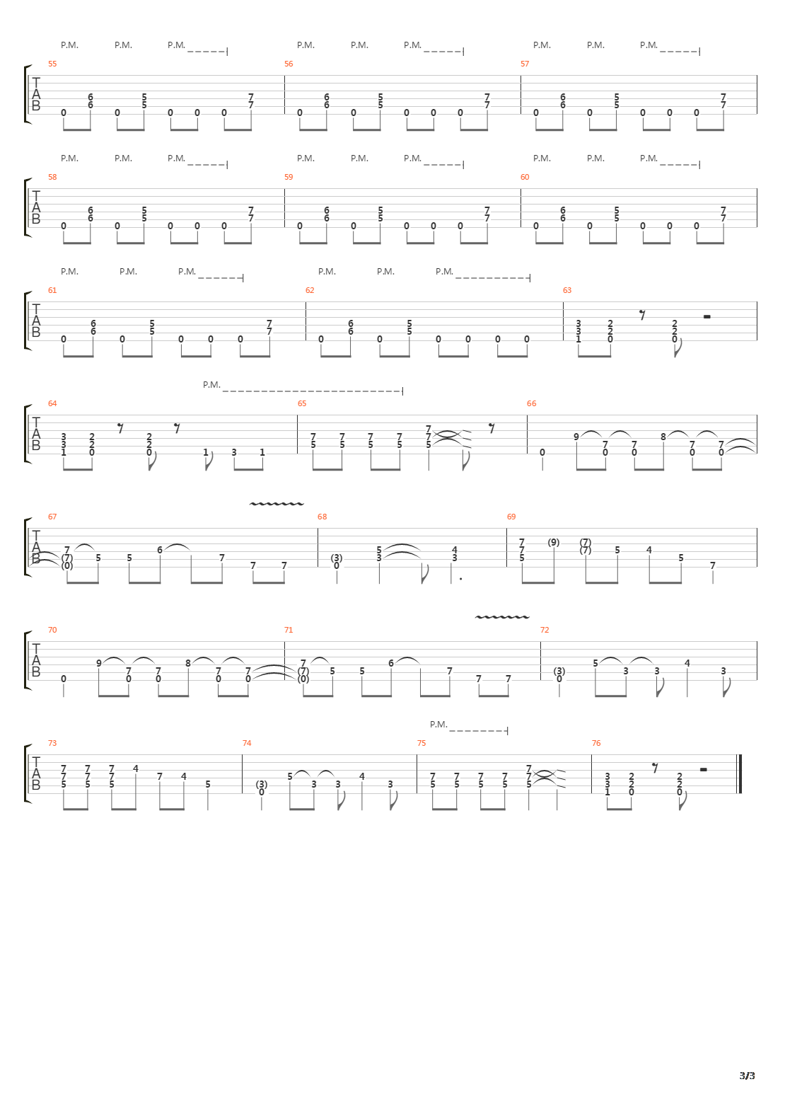 Symphony Of Destruction吉他谱