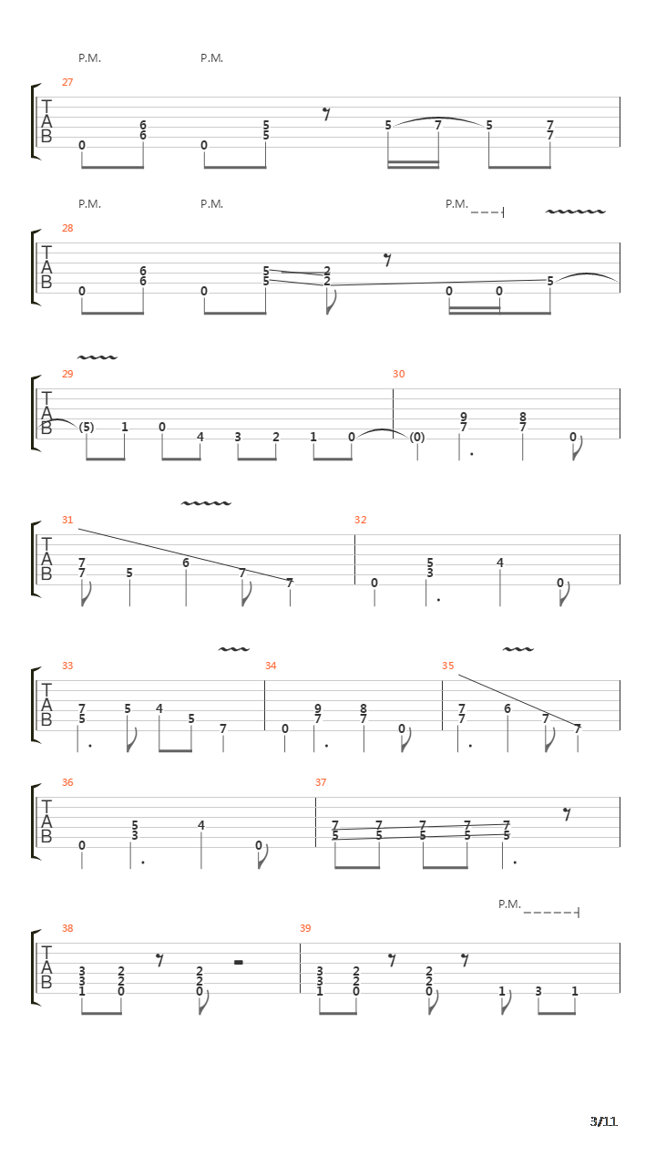 Symphony Of Destruction吉他谱