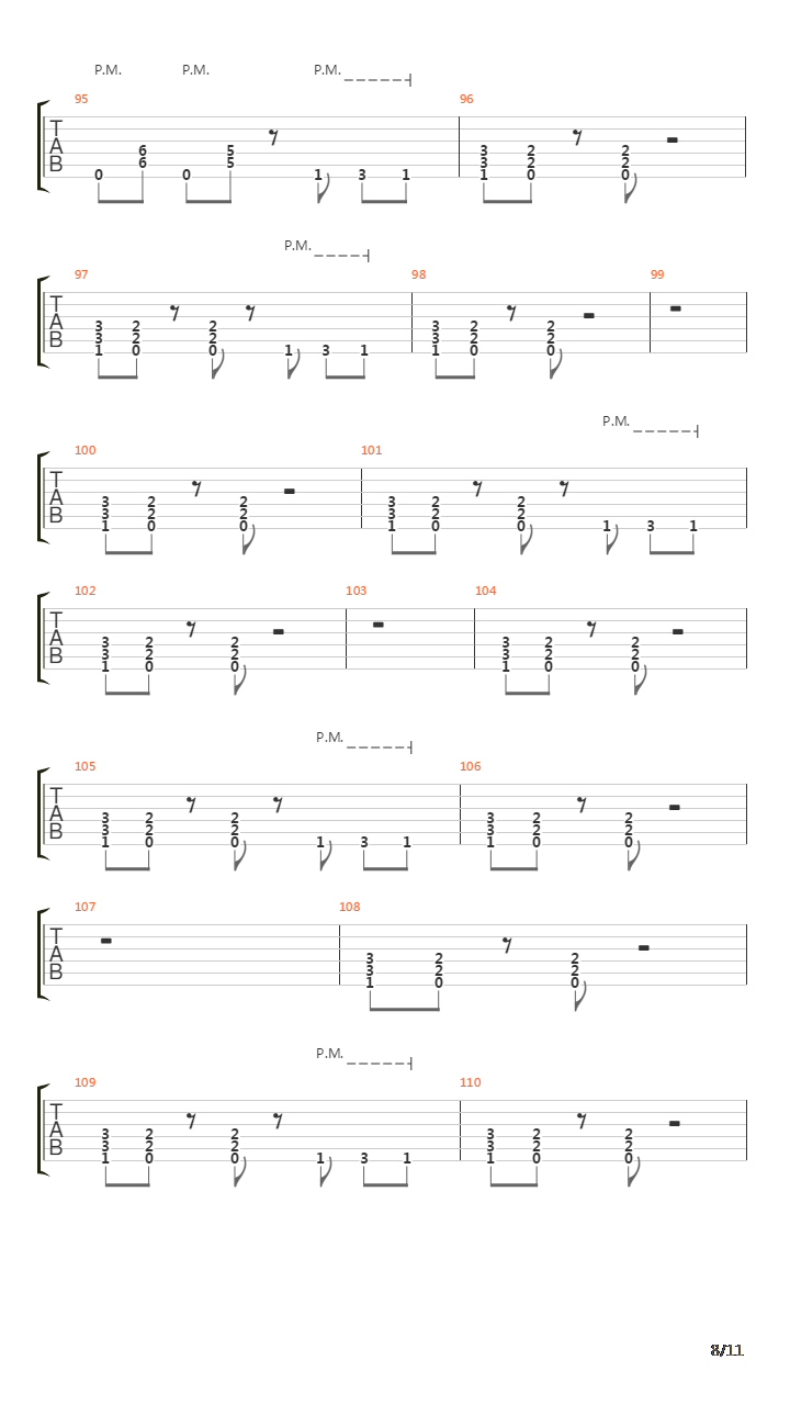 Symphony Of Destruction吉他谱