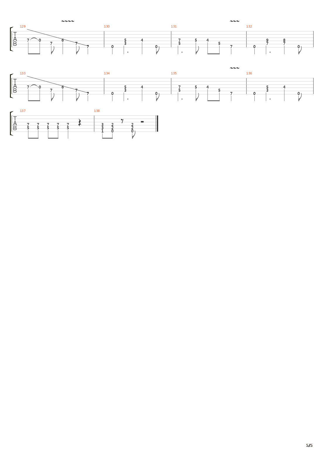 Symphony Of Destruction吉他谱