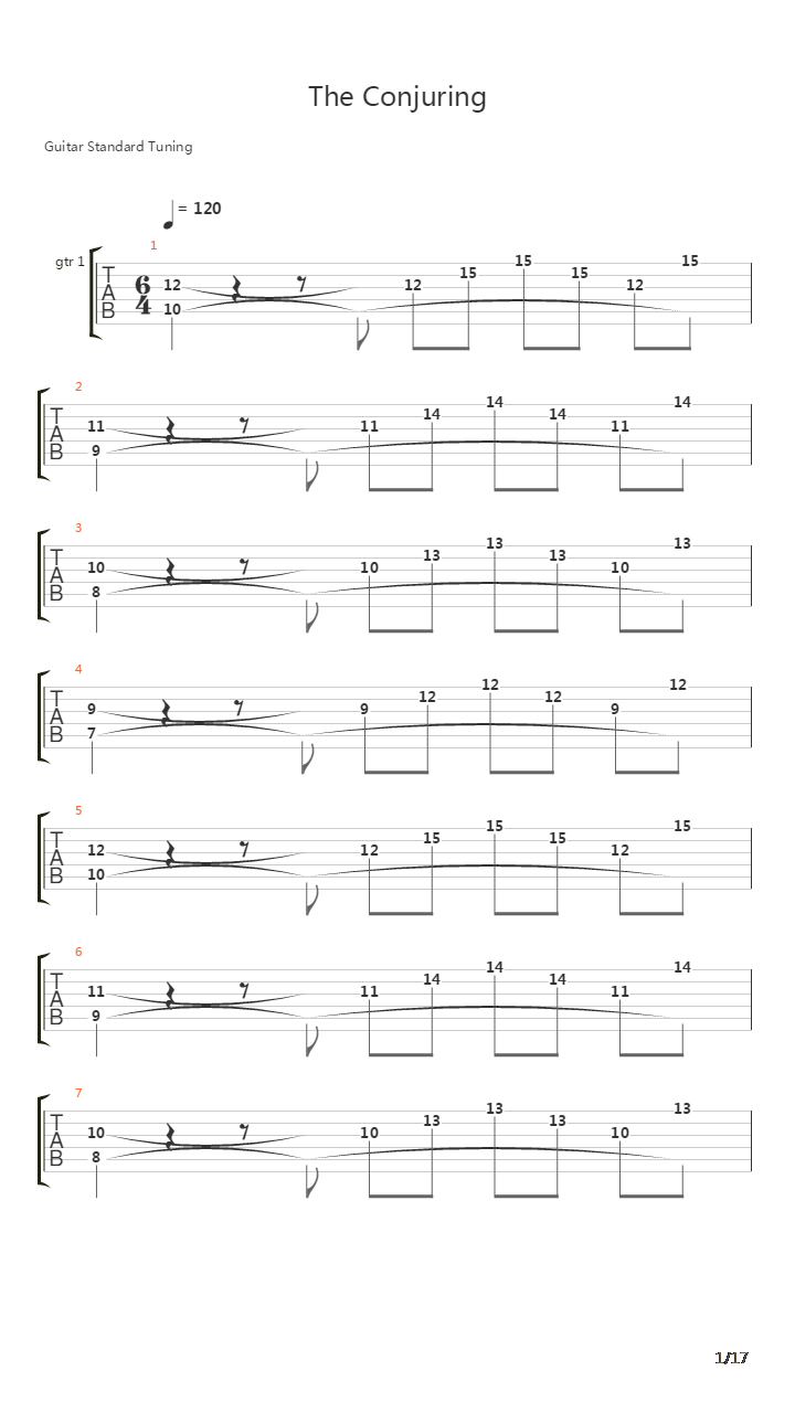The Conjuring吉他谱
