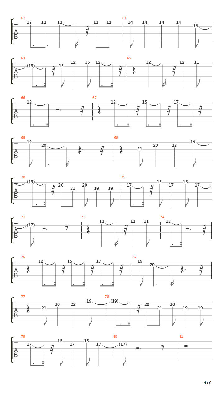 The Killing Road吉他谱